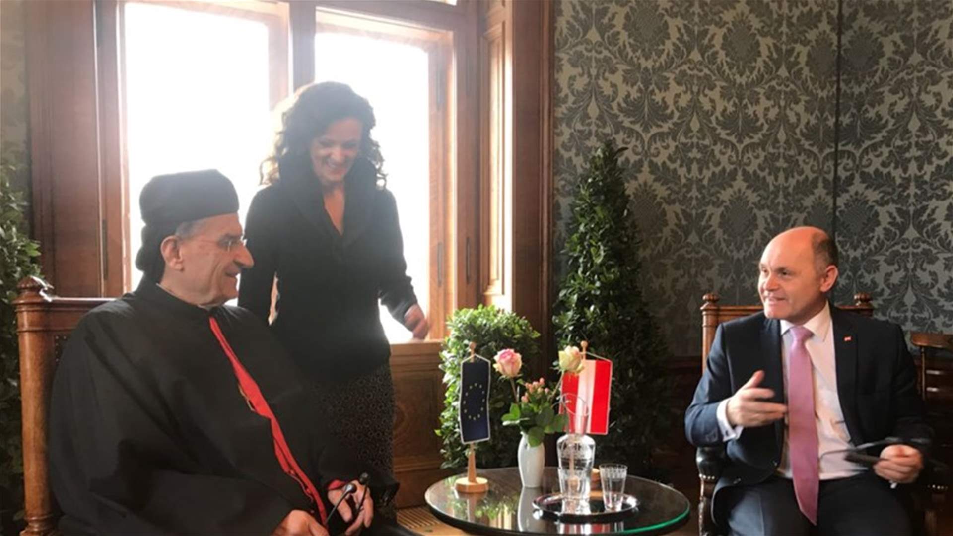 الراعي يلتقي في هذه الأثناء رئيس مجلس النواب النمساوي فولفغانغ سوبوتكا في فيينا