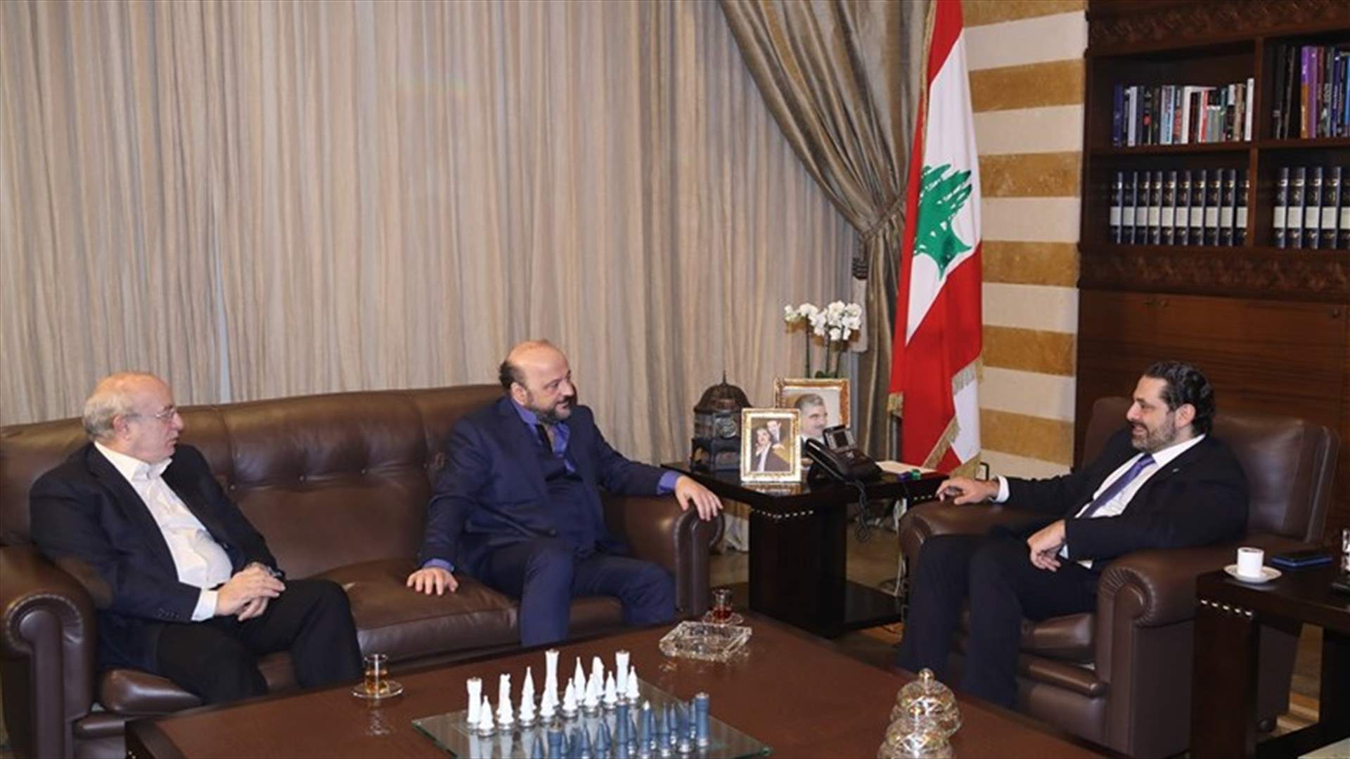 الحريري يلتقي الرياشي في بيت الوسط