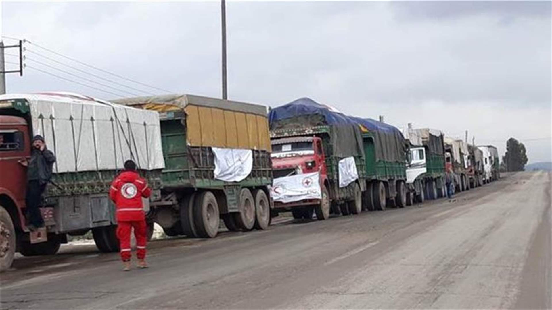 First aid convoy reaches Syria's Ghouta, stripped of medical supplies