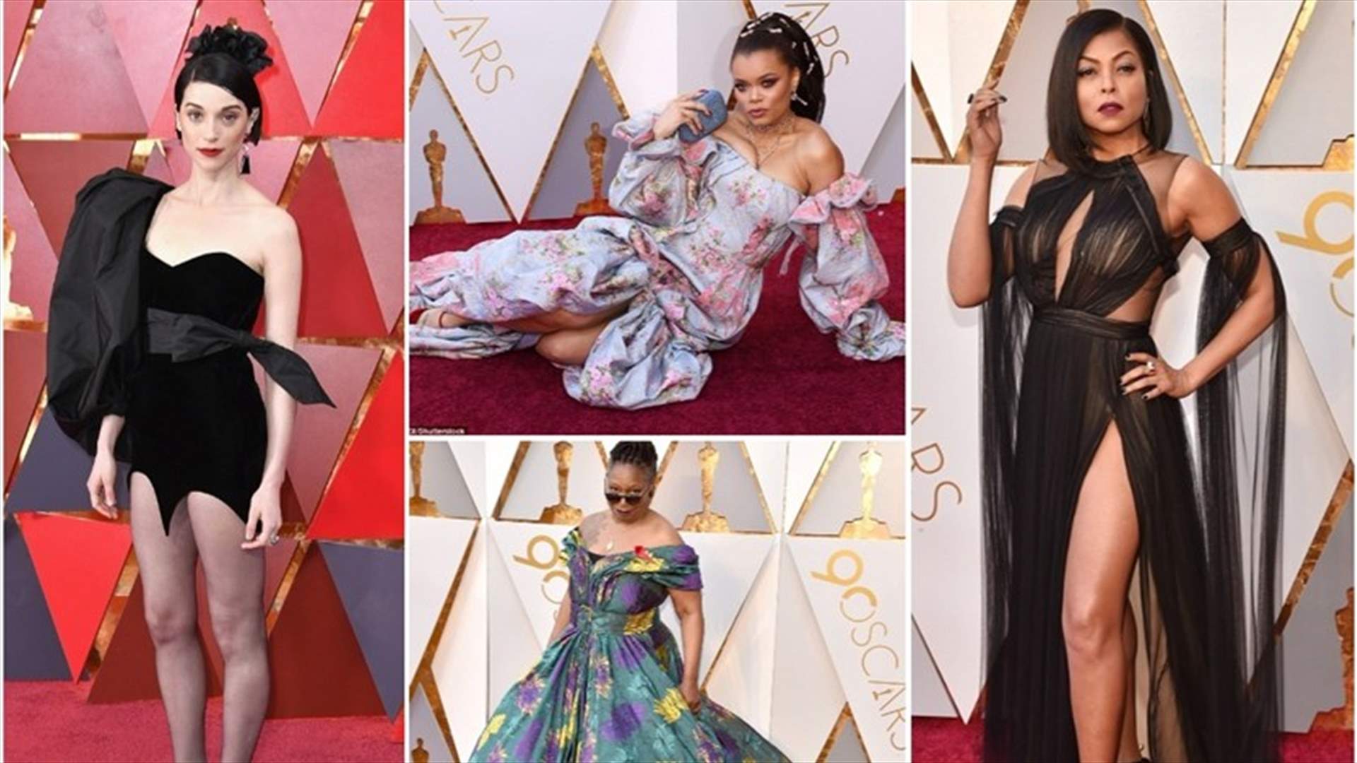 [PHOTOS] Worst-Dressed Stars At The Oscars 2018