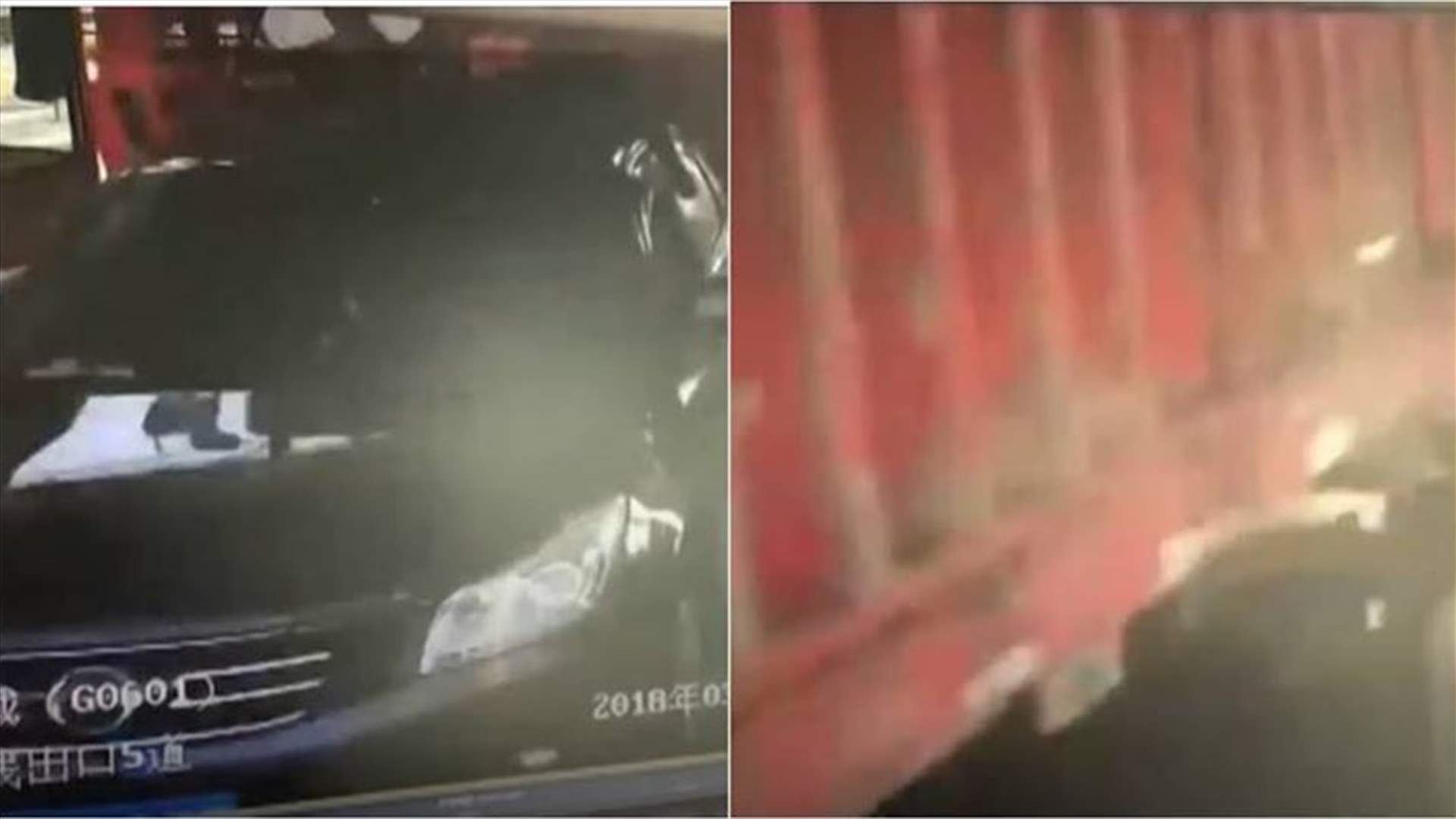 فيديو صادم- سائق يفقد السيطرة على شاحنته ويصطدم بسيارة!