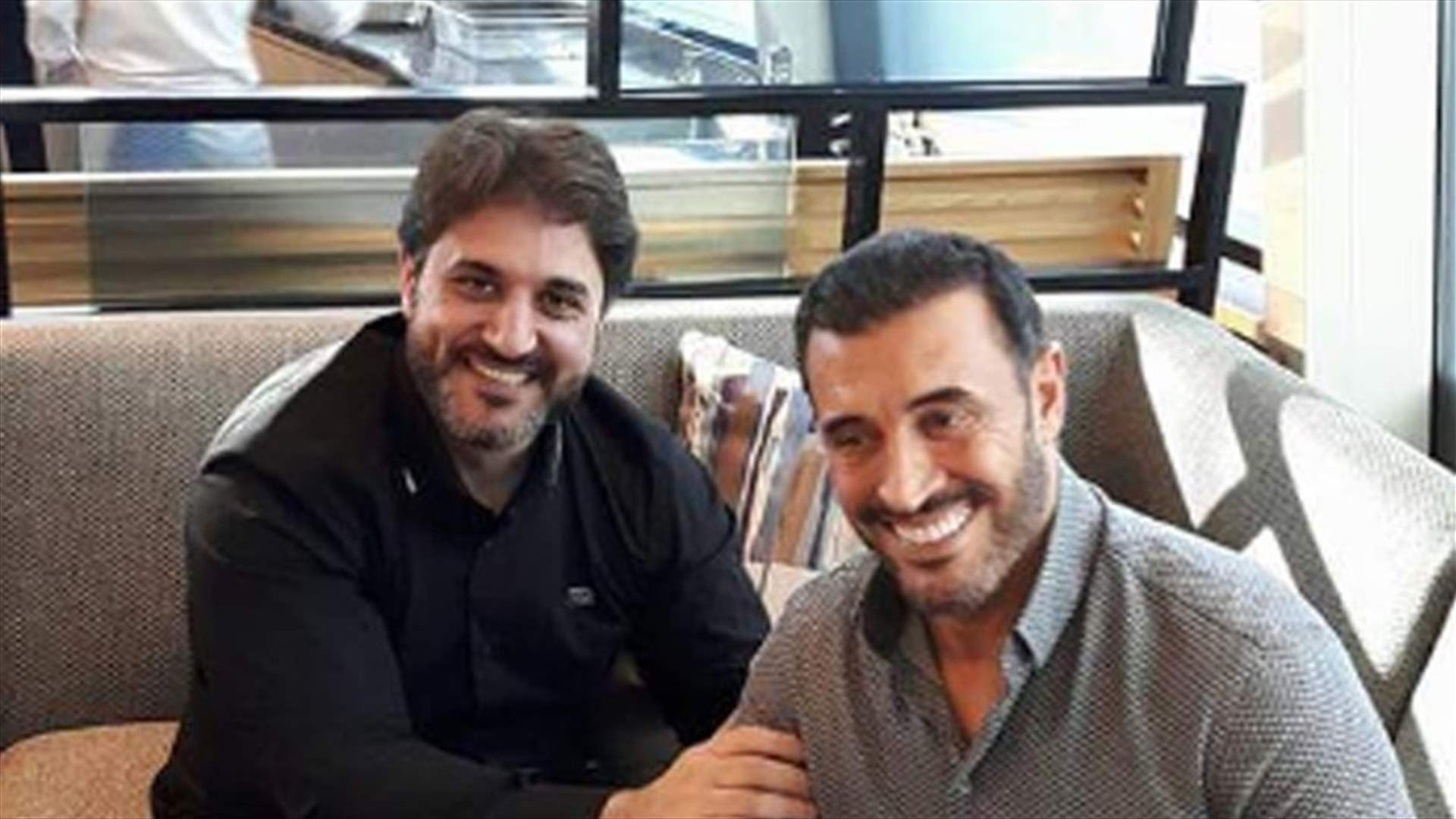 بالفيديو - ملحم زين يُهنّئ كاظم الساهر على الطريقة "البعلبكية"