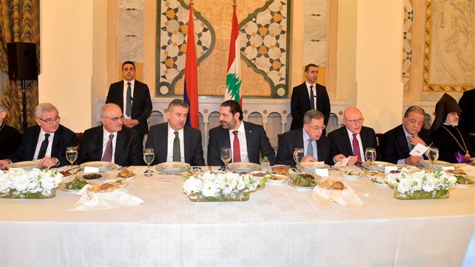 الحريري: اللبنانيون الأرمن عنصر فاعل في النسيج الوطني اللبناني