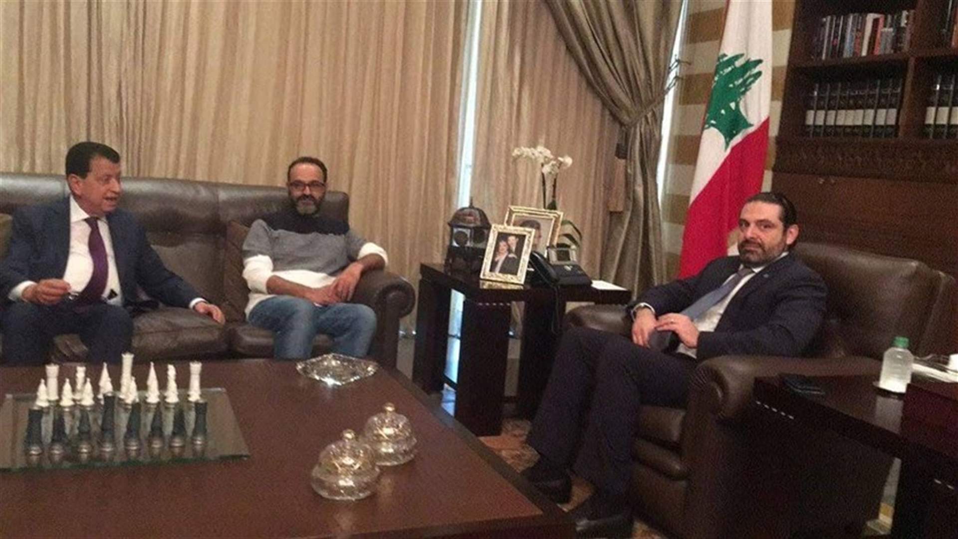 VIDEO – Ziad Itani meets with Hariri in Beit al-Wasat