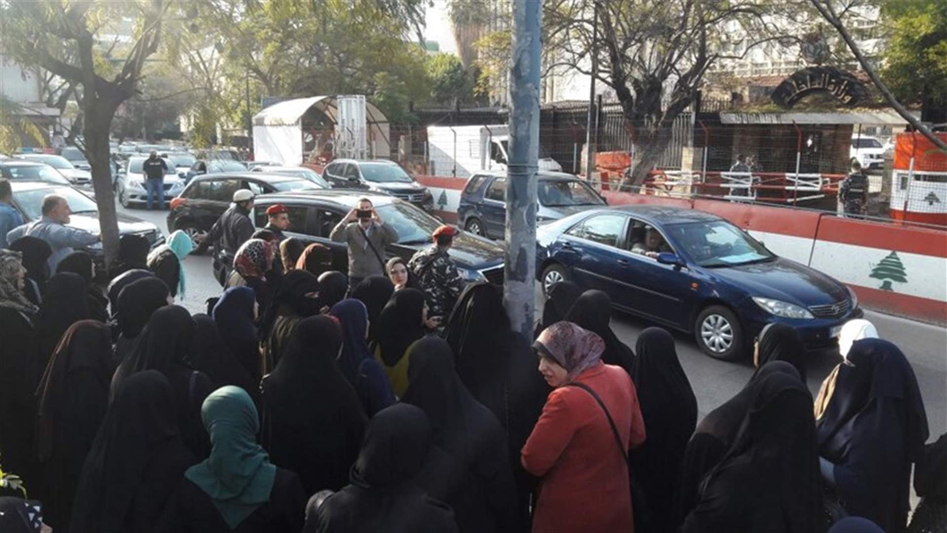 اعتصام لاهالي الموقوفين الاسلاميين