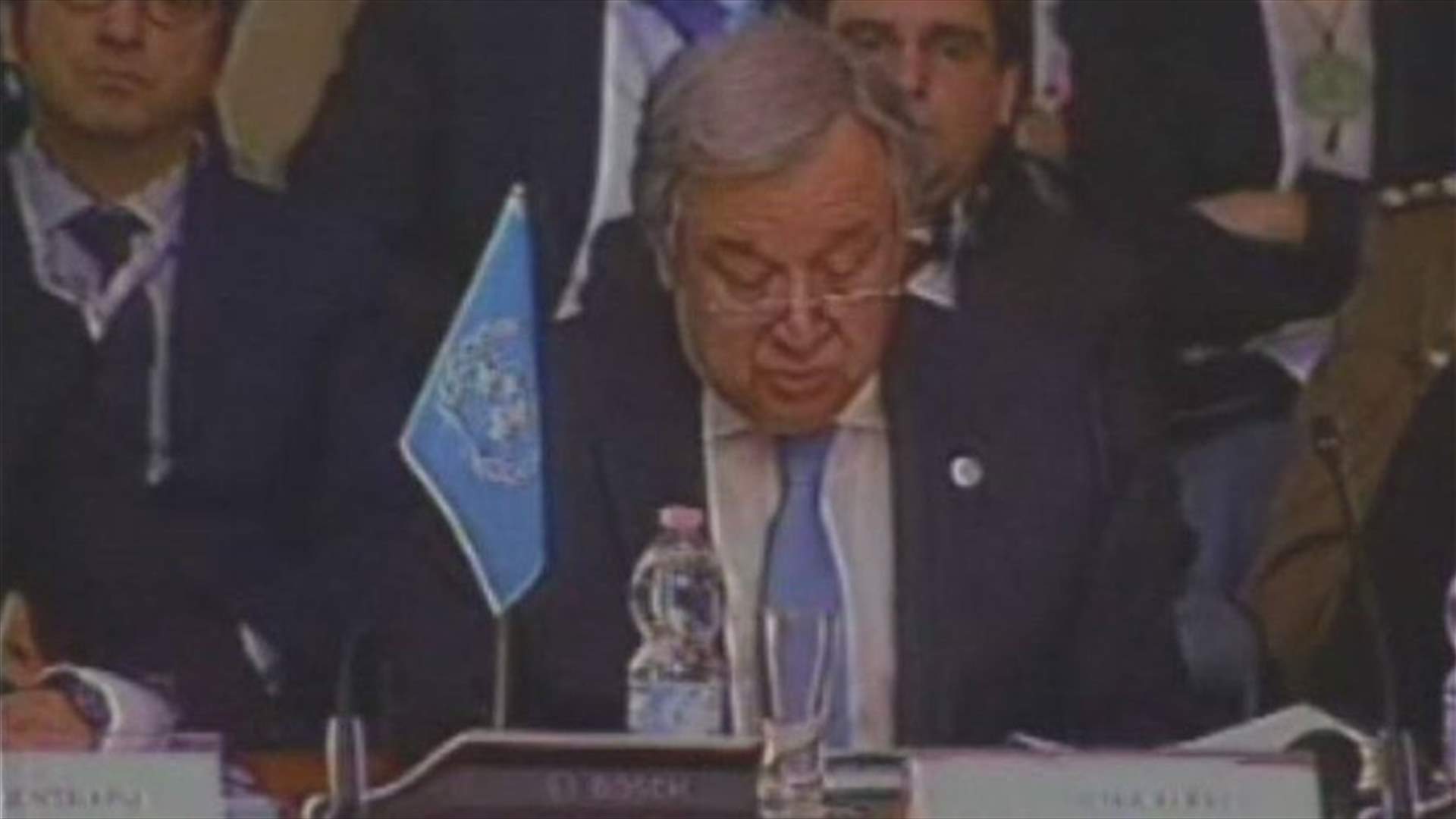 Guterres from Rome: Lebanon has shown great strength