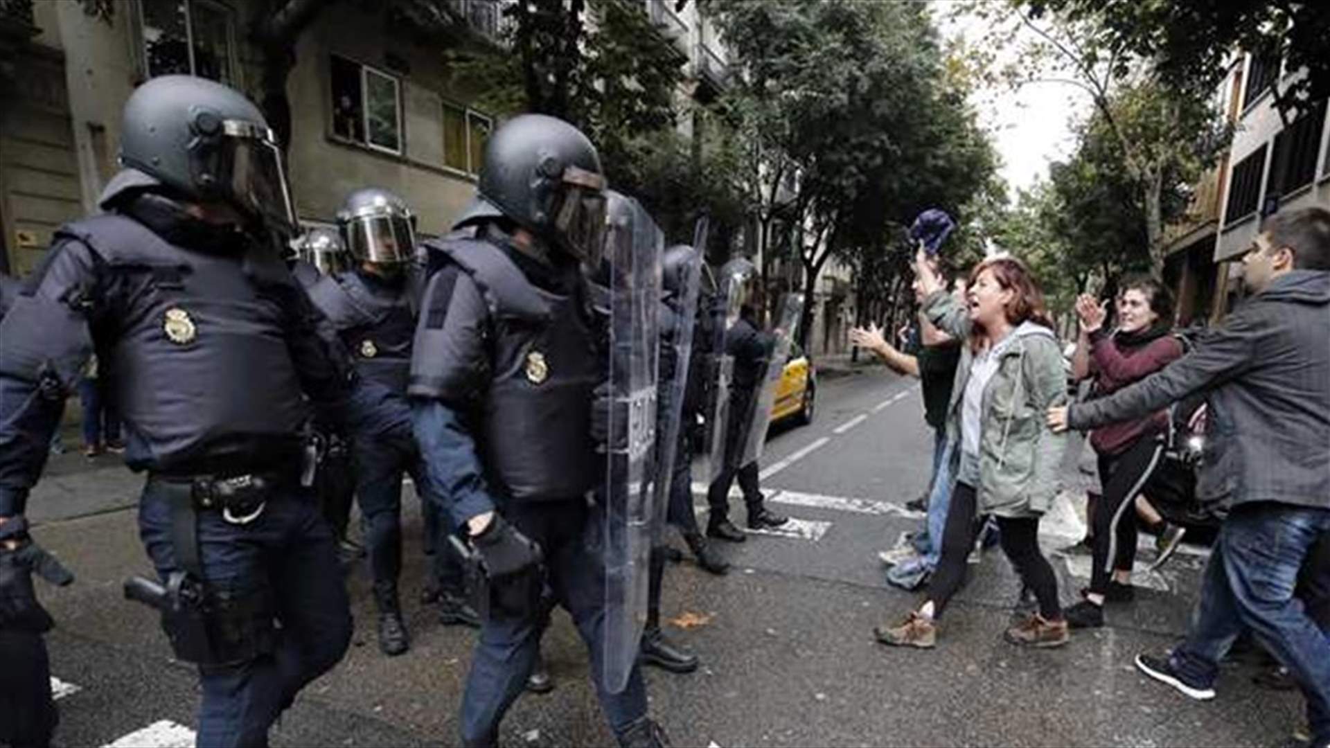 وفاة مهاجر تتسبب بتظاهرات عنيفة في مدريد
