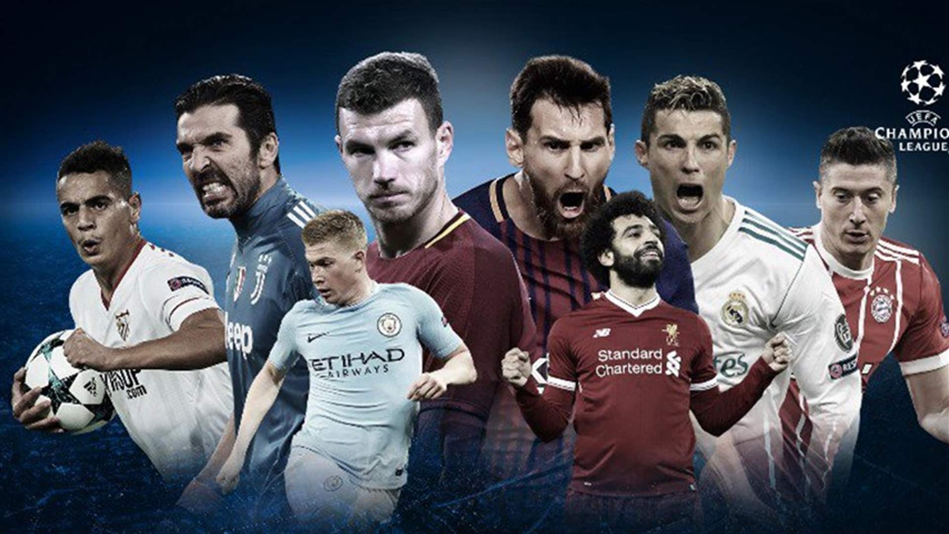 بالصورة - قرعة دور الثمانية لدوري أبطال أوروبا لكرة القدم