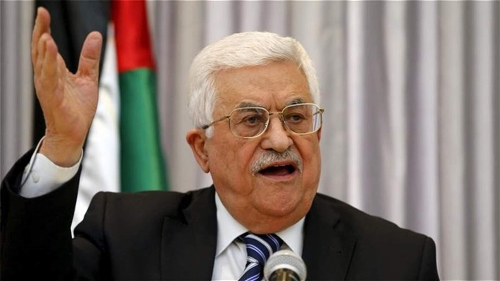 عباس يحمل &quot;حماس&quot; مسؤولية الهجوم على موكب رئيس الوزراء في غزة
