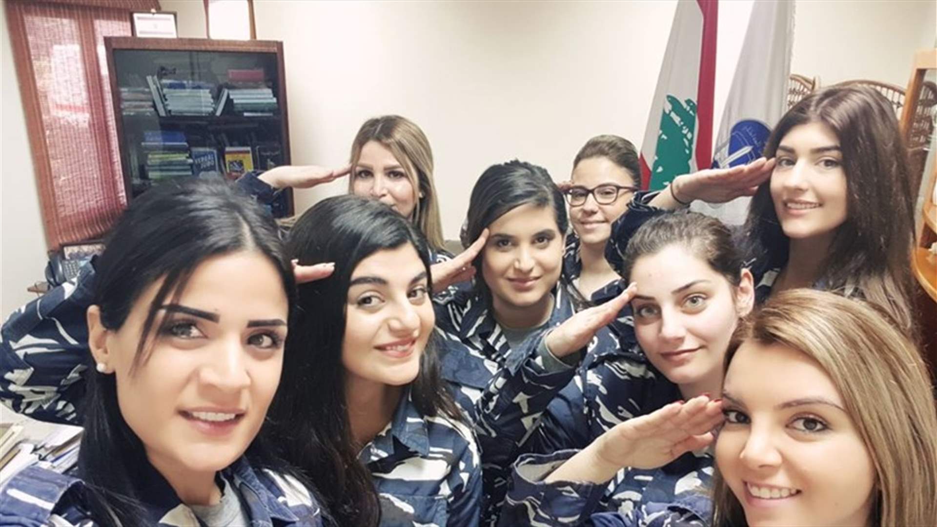 بالصورة- تحية من الأمهات في قوى الأمن إلى أمهات لبنان ...