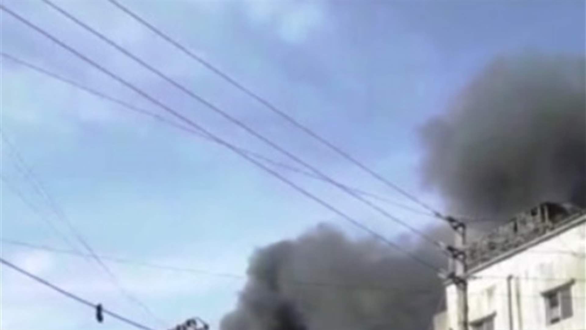 بالصورة - حريق كبير في منطقة الفيلات في صيدا