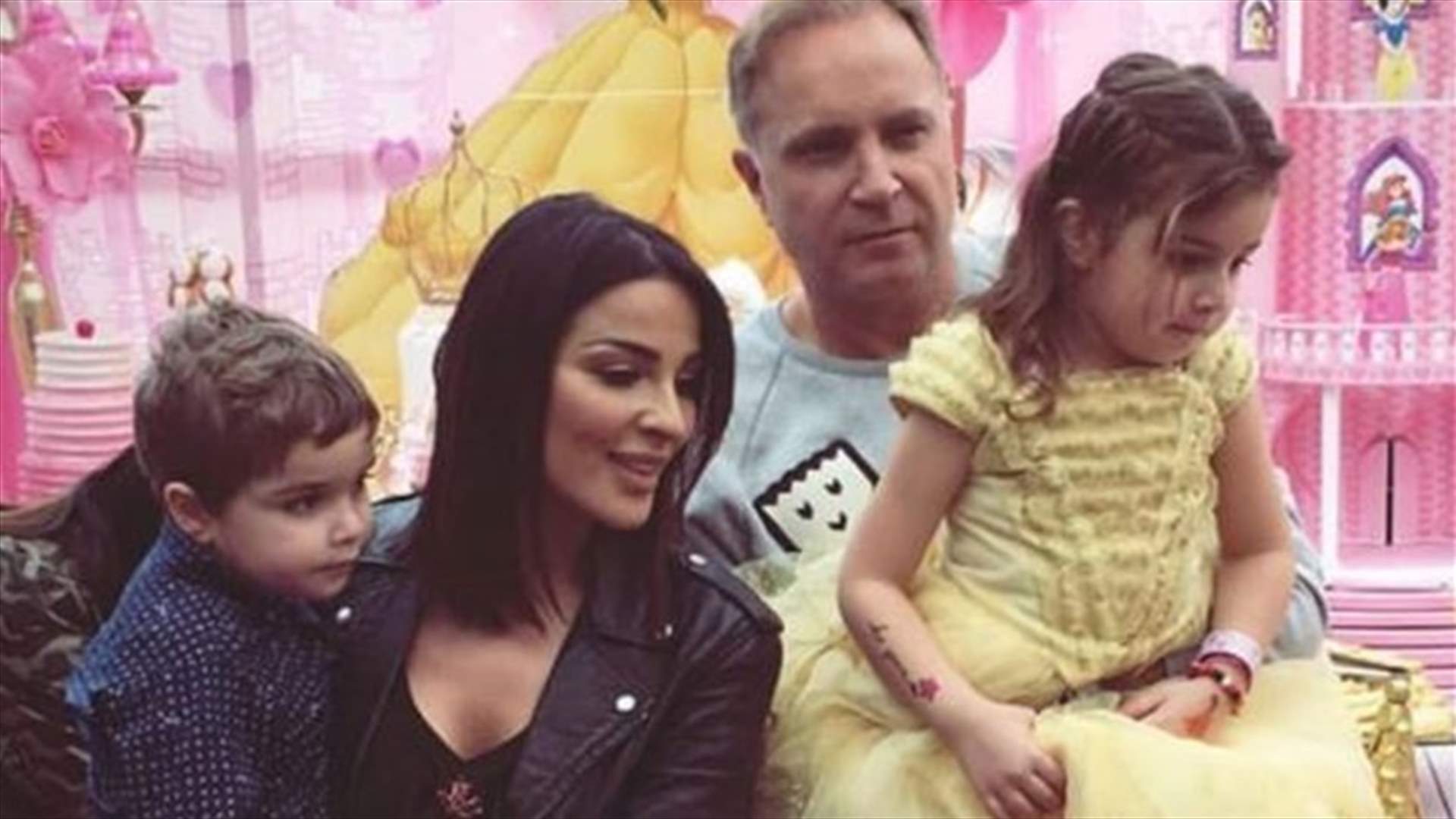 بالفيديو- نادين نسيب نجيم تحتفل بعيد ميلاد ابنتها بأجواء ملكية