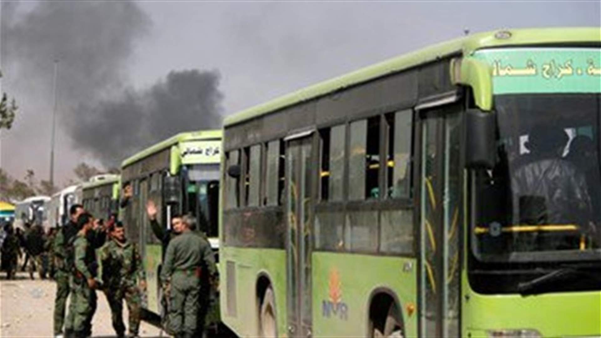 Second group of Failaq al-Rahman rebels leave Syria's Ghouta