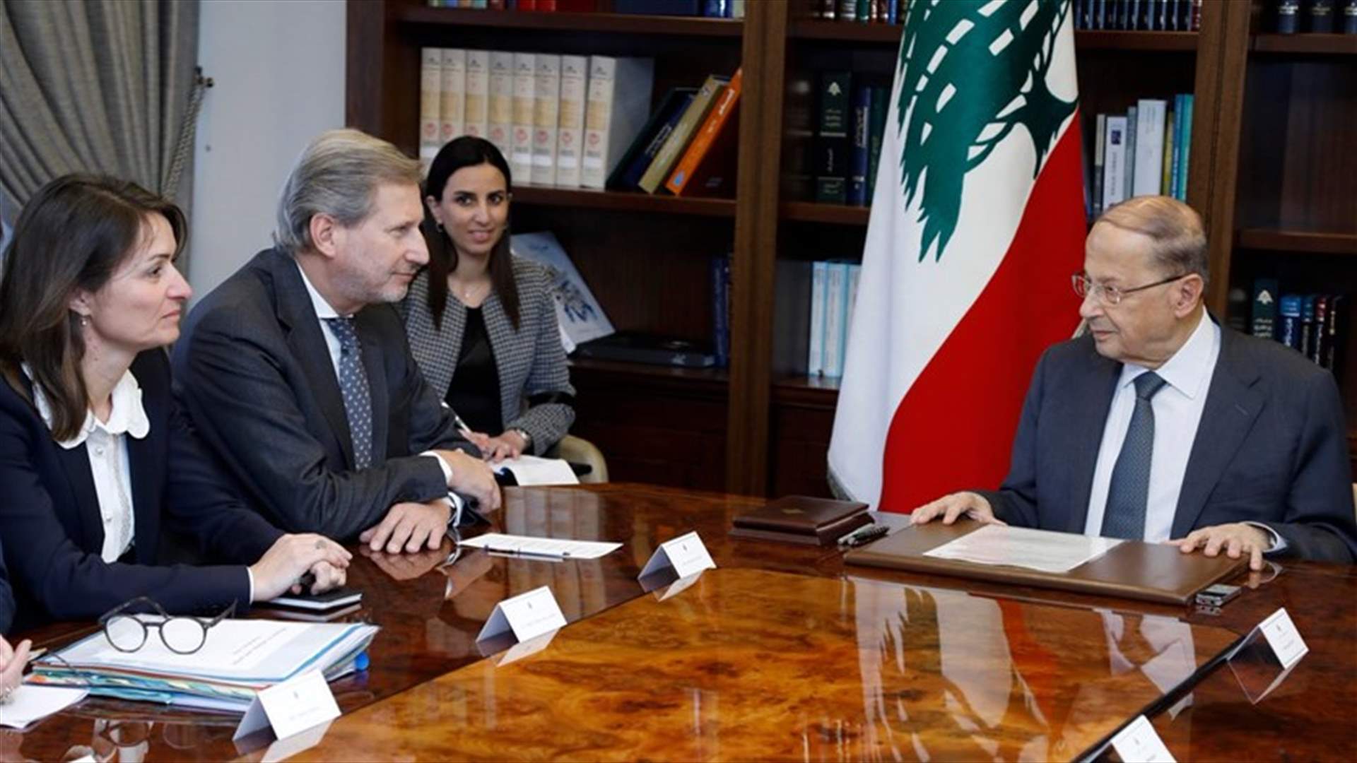 عون: لتحويل الوعود التي تلقاها لبنان من المجتمع الدولي الى خطوات عملية