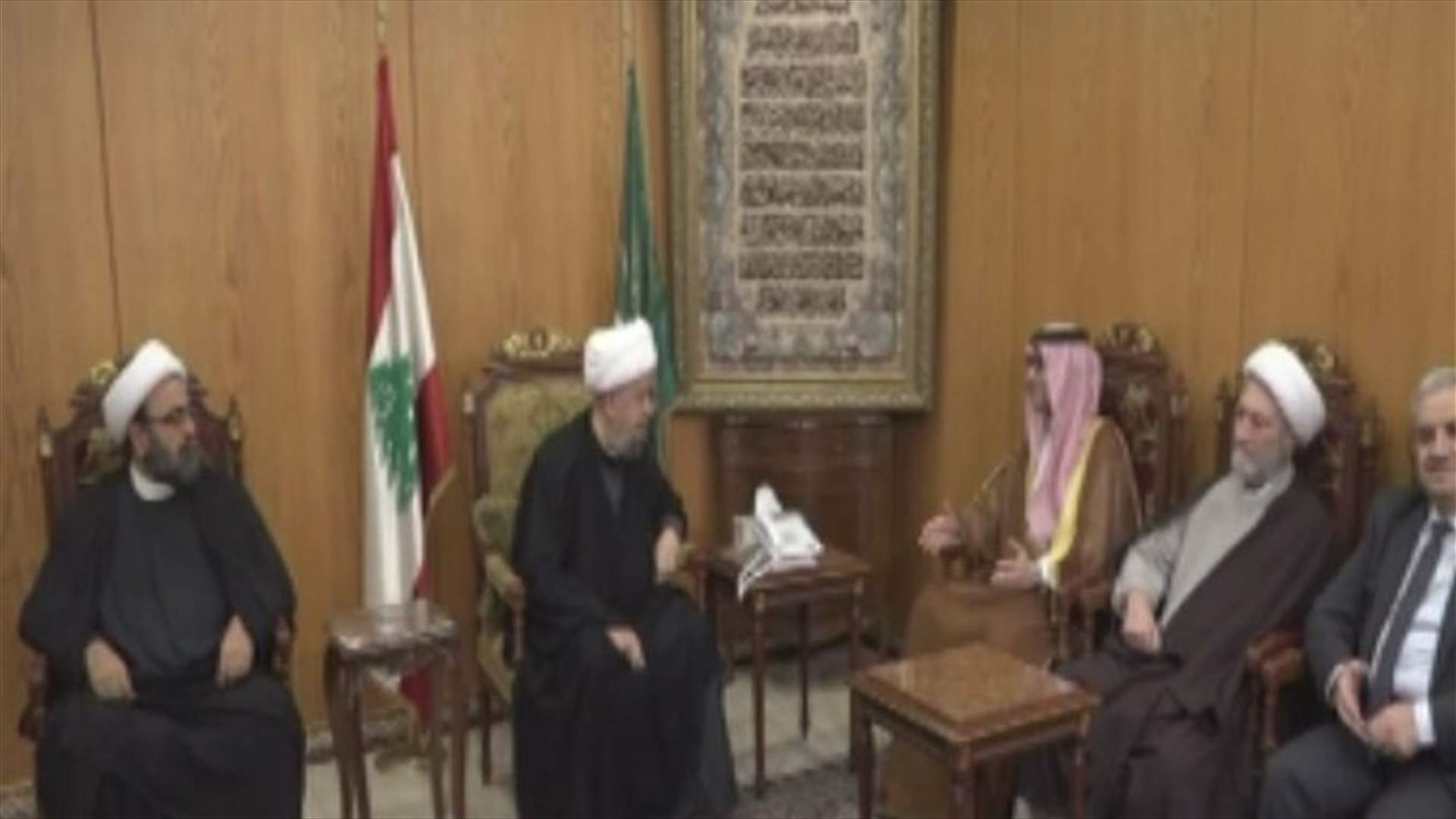 الشيخ قبلان يلتقي البخاري