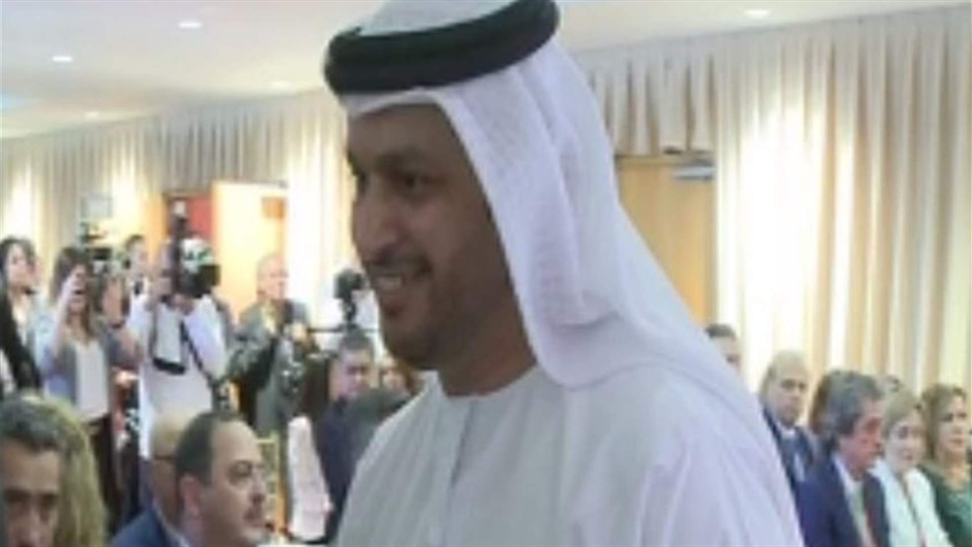 الشامسي: ما يشهده مطار بيروت اليوم يرفع الثقة بين الدول
