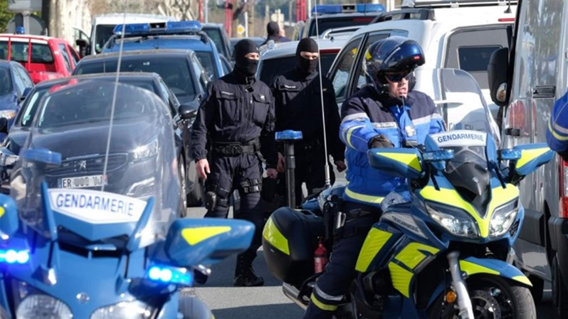 French police arrest man who drove car at soldiers