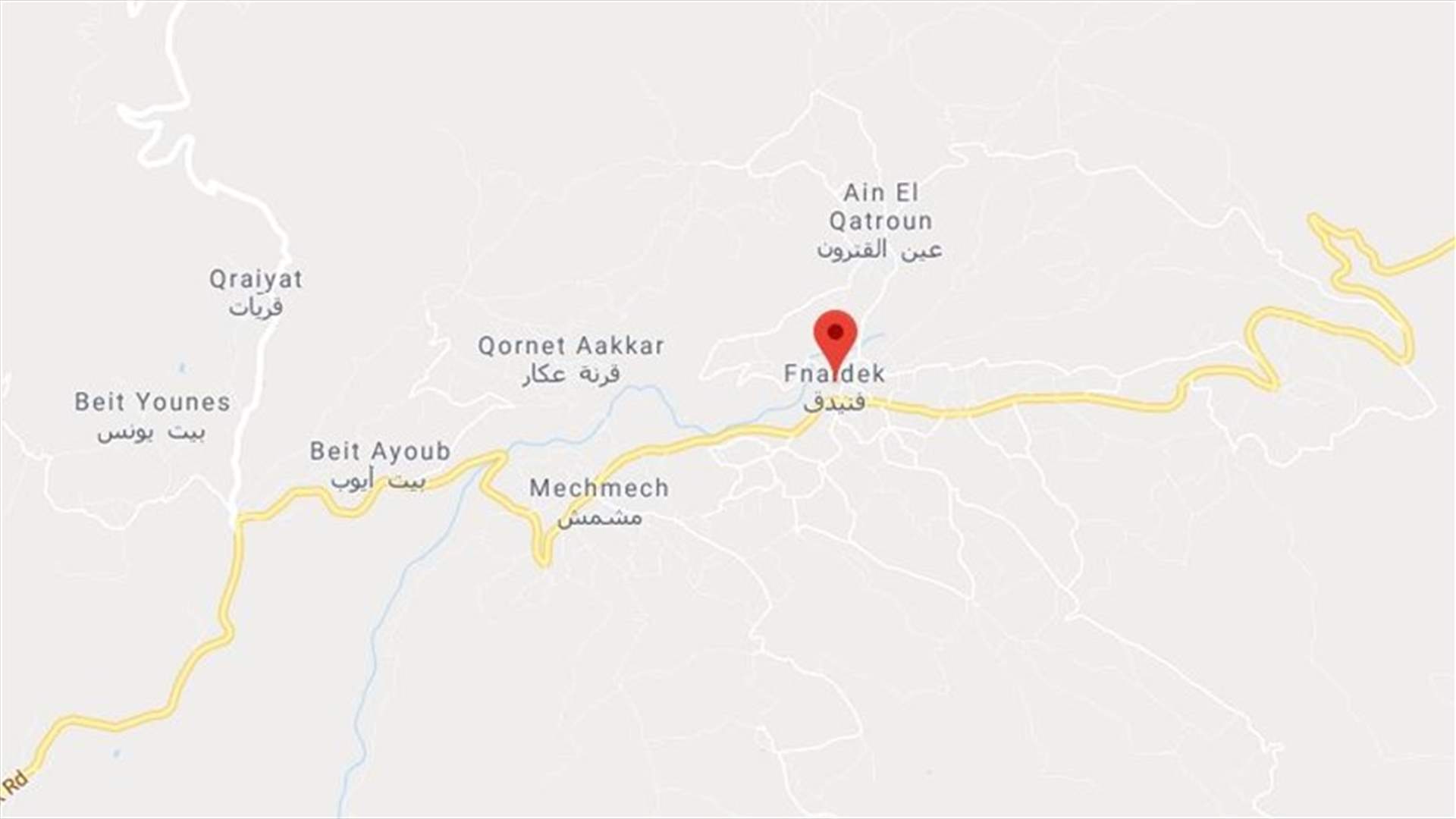 اطلاق نار على منزل في فنيدق عكار