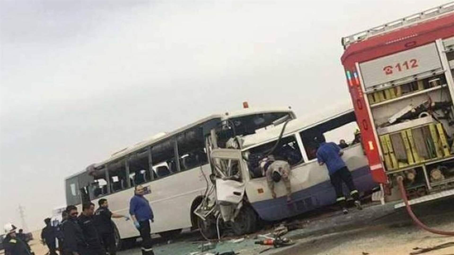 قتلى وجرحى جراء تصادم حافلتين في الكويت
