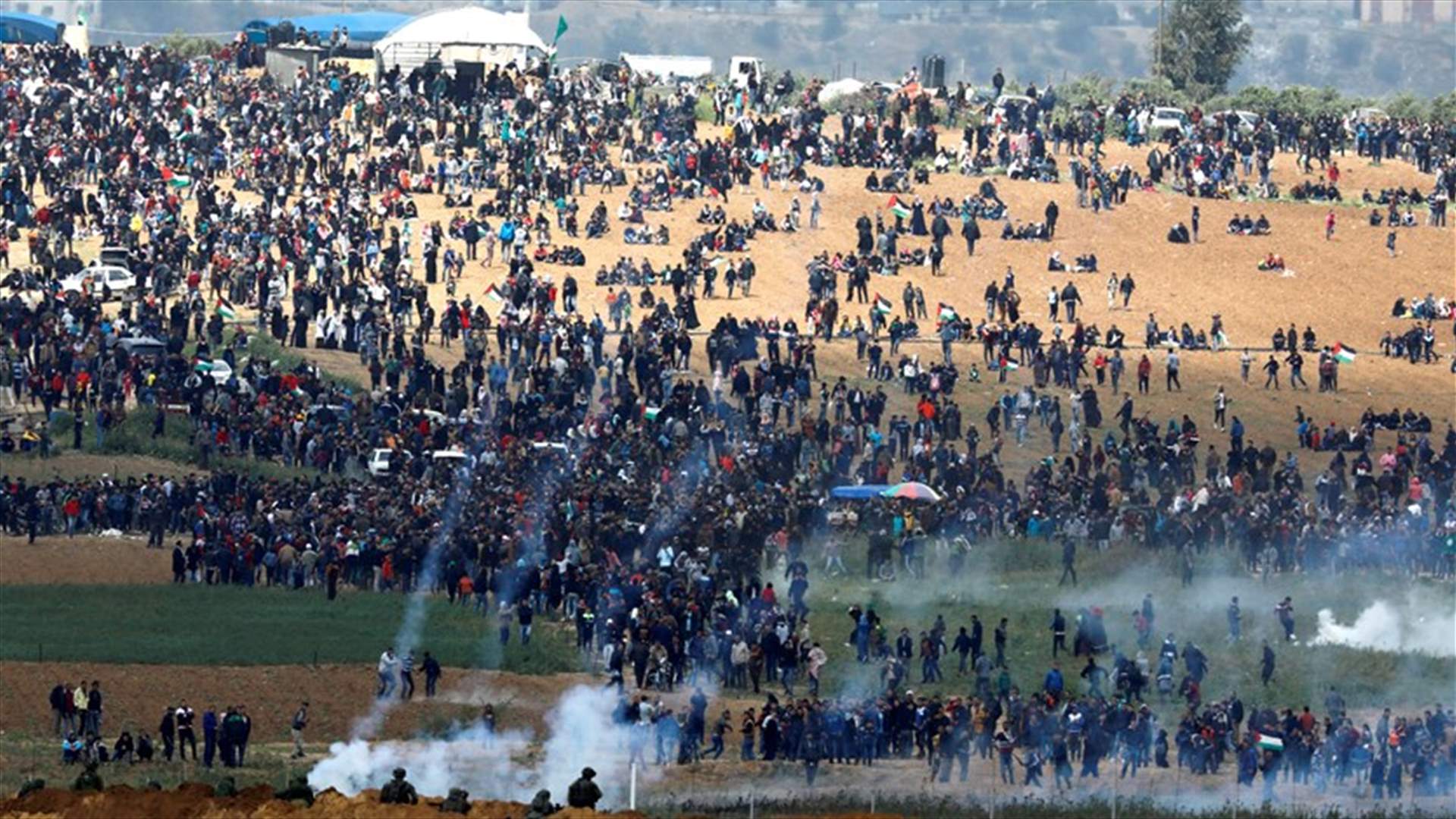 ارتفاع محصلة الفلسطينيين الذين سقطوا برصاص الجيش الاسرائيلي في غزة