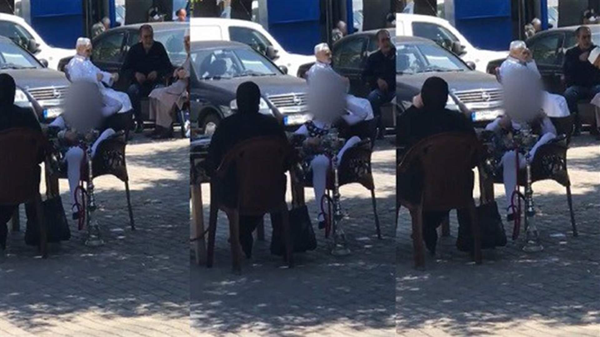 فيديو صادم لطفلة لبنانية تدخن النرجيلة برفقة والديها في أحد المقاهي