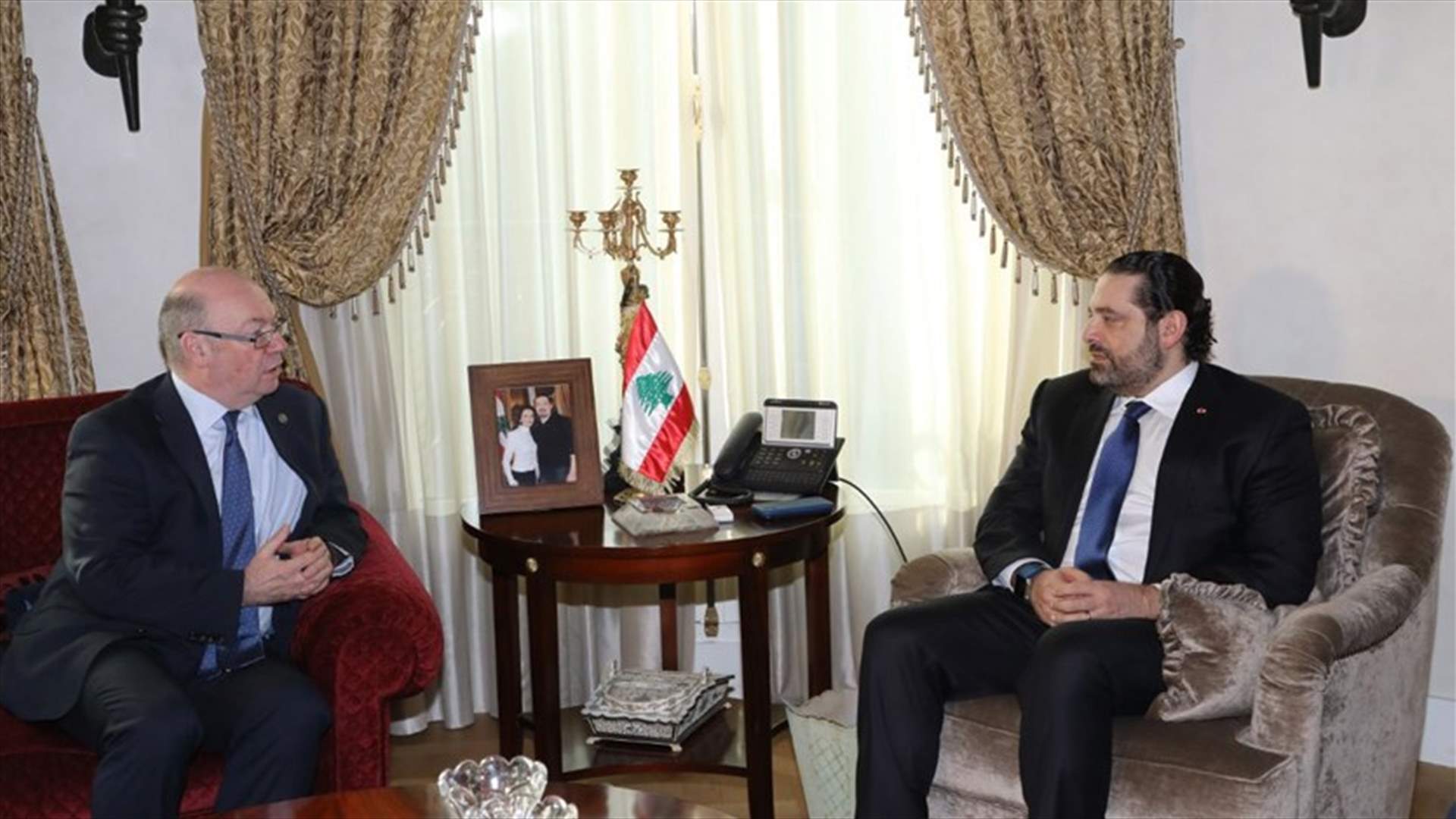 بالصور - سلسلة لقاءات للحريري في باريس