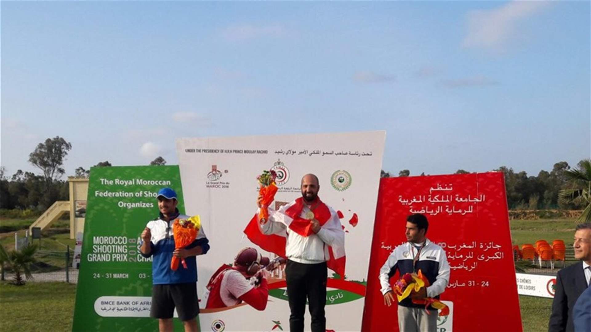 ميدالية ذهبية لموسى في بطولة العرب للرماية