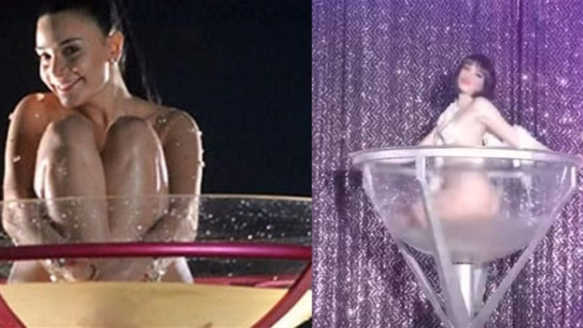 ميريام كلينك على خطى "ماريا العب".. جلست في الكأس ورقصت