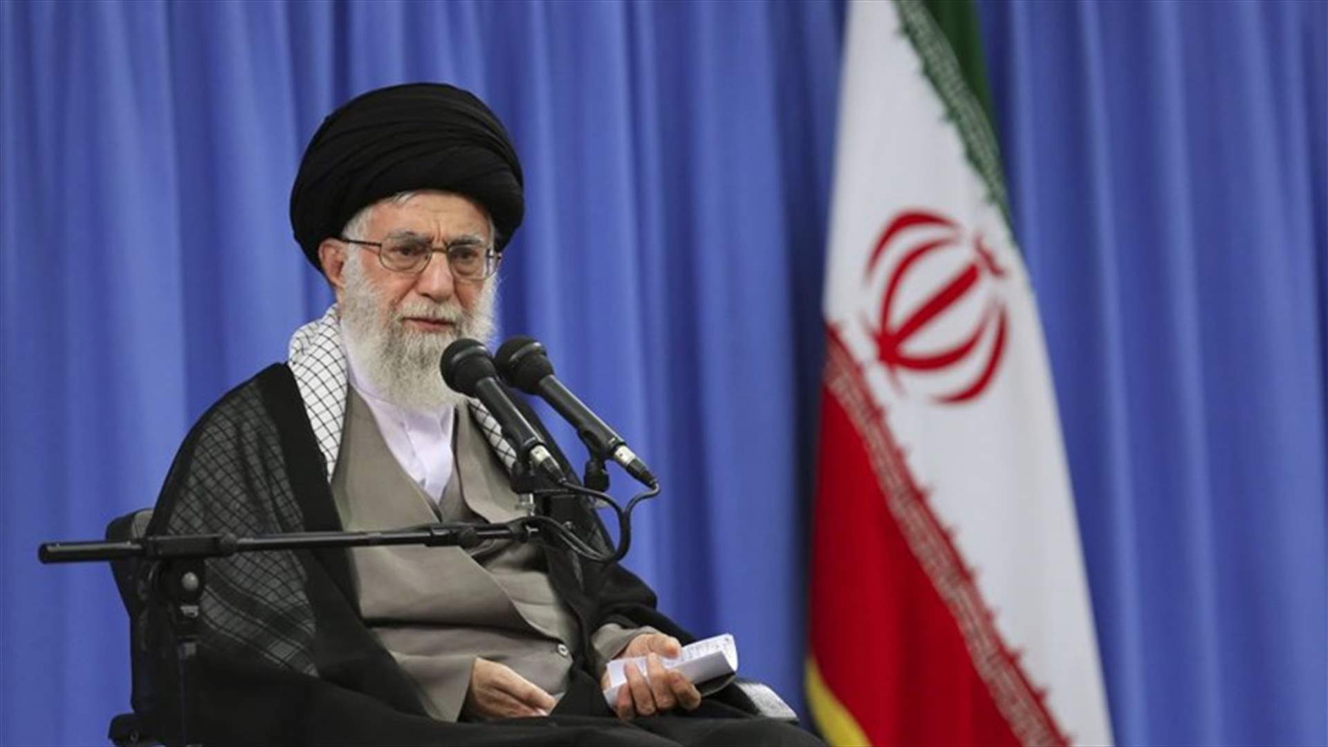 Iran's supreme leader says Western attack on Syria a crime-TV stations