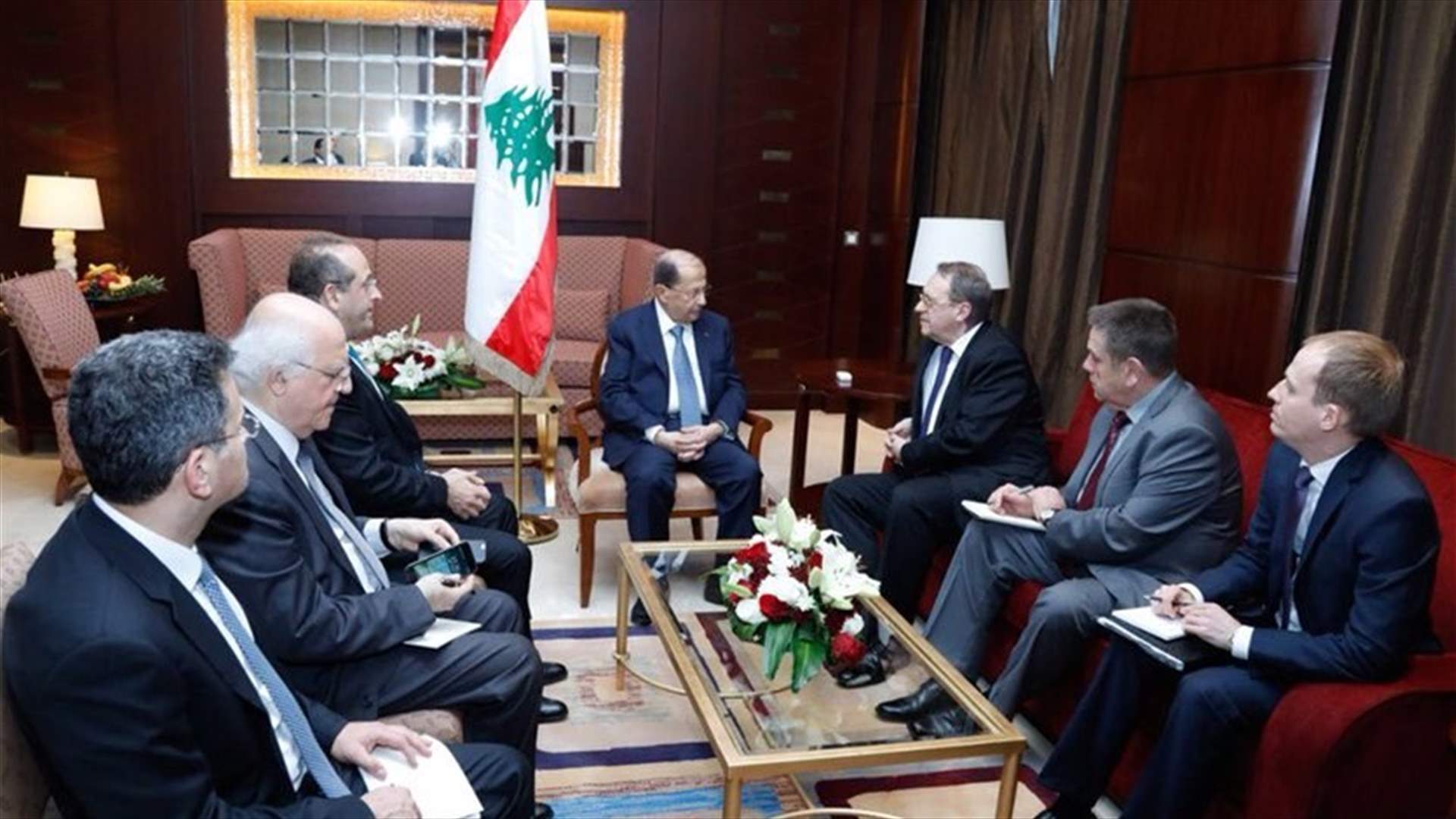 [PHOTOS] President Aoun meets with Russian deputy FM in Saudi Arabia