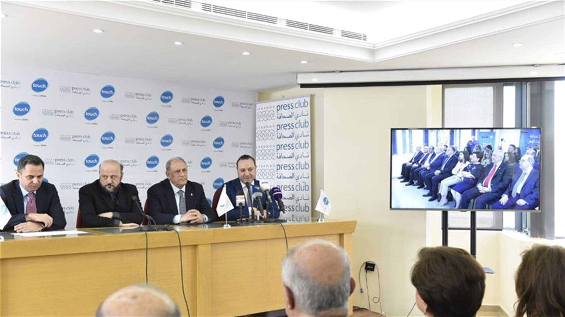بالصور- تدشين استوديو التلفزيون الخاص بـ "نادي الصحافة"