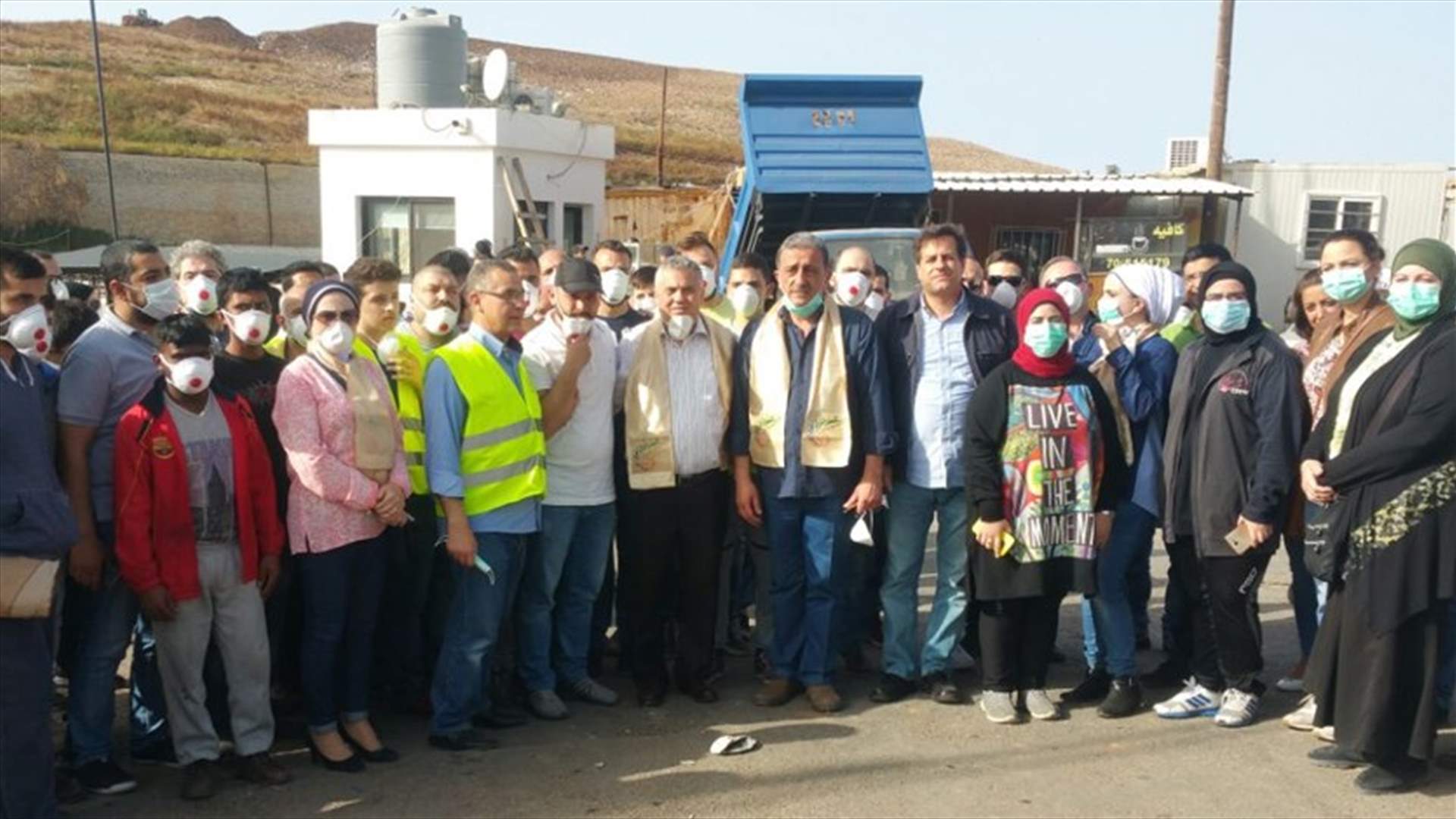 اعتصام لهيئة طوارىء طرابلس احتجاجا على انتشار الروائح في المدينة