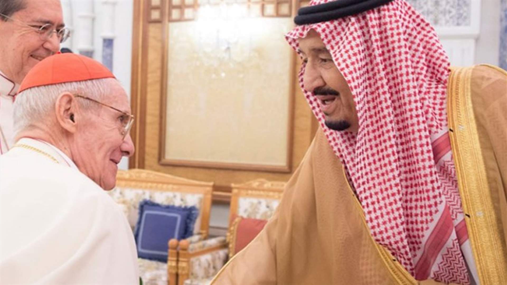 العاهل السعودي استقبل الكاردينال توران في الرياض