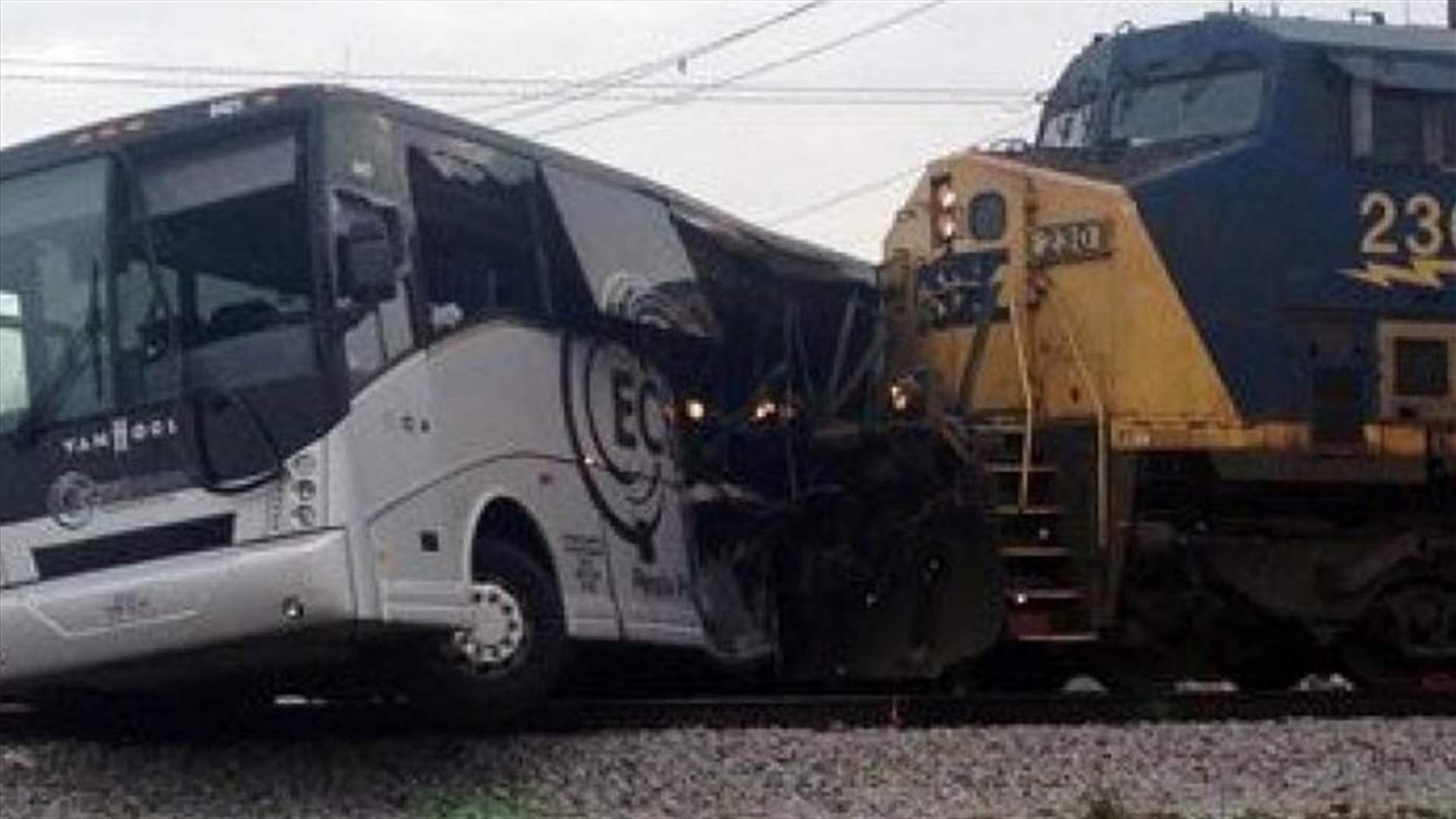 Thirteen children killed when school bus and train collide in northern India