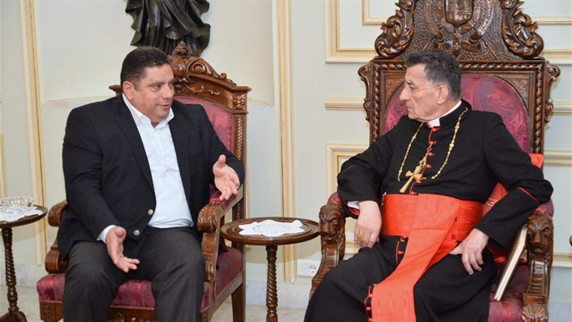 Joan Hbeish meets with Rai in Bkerke