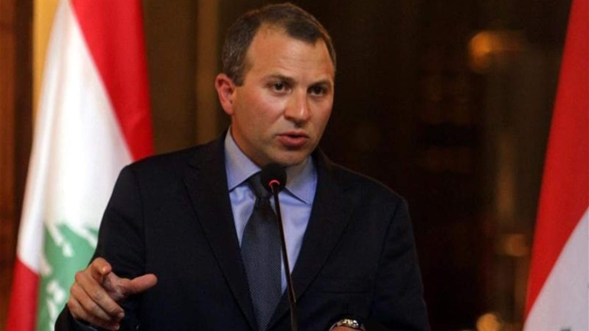 Minister Bassil calls on UN, EU to withdraw Brussels conference statement