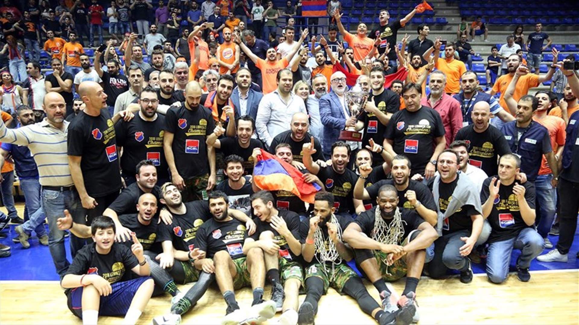 هومنتمن بطلاً لكأس لبنان ٢٠١٨