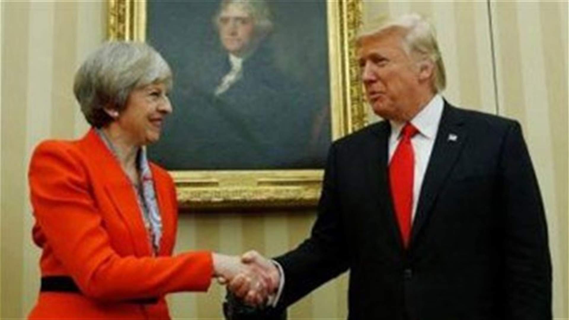 Trump speaks with Britain's May on Iran, North Korea
