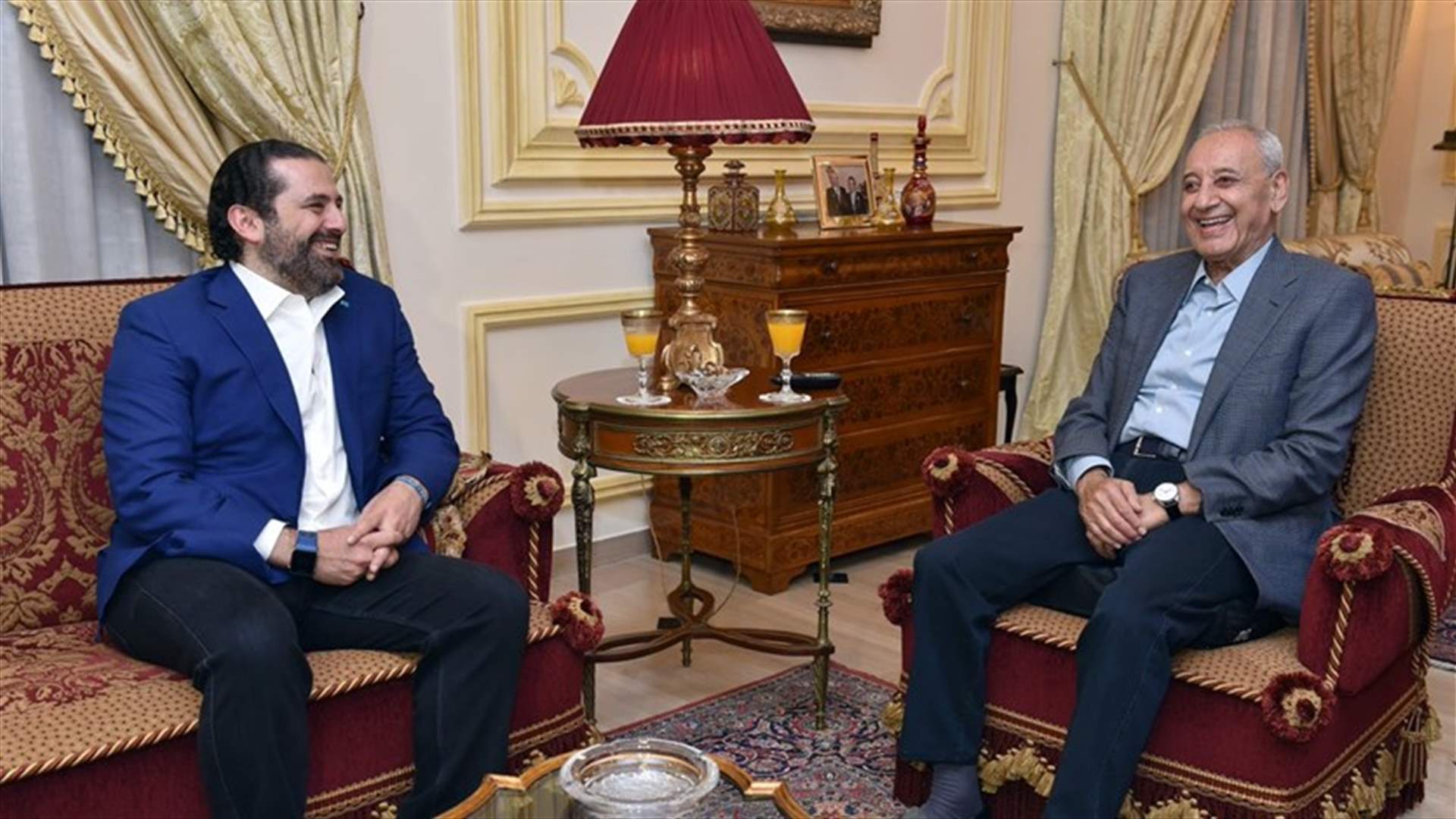 بري التقى الحريري في عين التينة