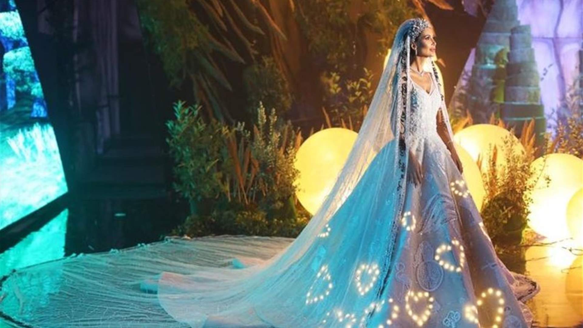 بالفيديو- الزفاف الأفخم في عام 2018.. عرس اليس عبد العزيز الأول من نوعه في الشرق الأوسط!
