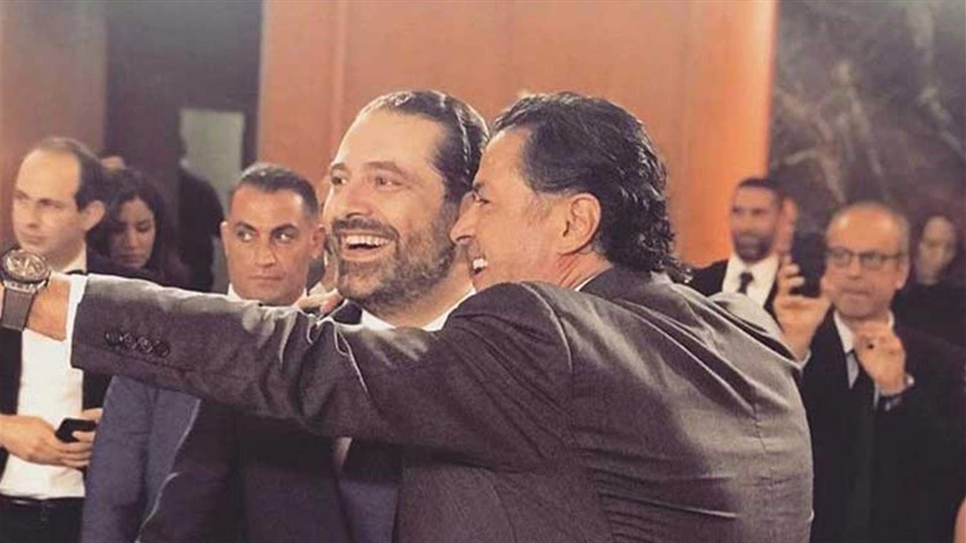 بالصورة – هكذا هنأ راغب علامة سعد الحريري بفوزه في الانتخابات!