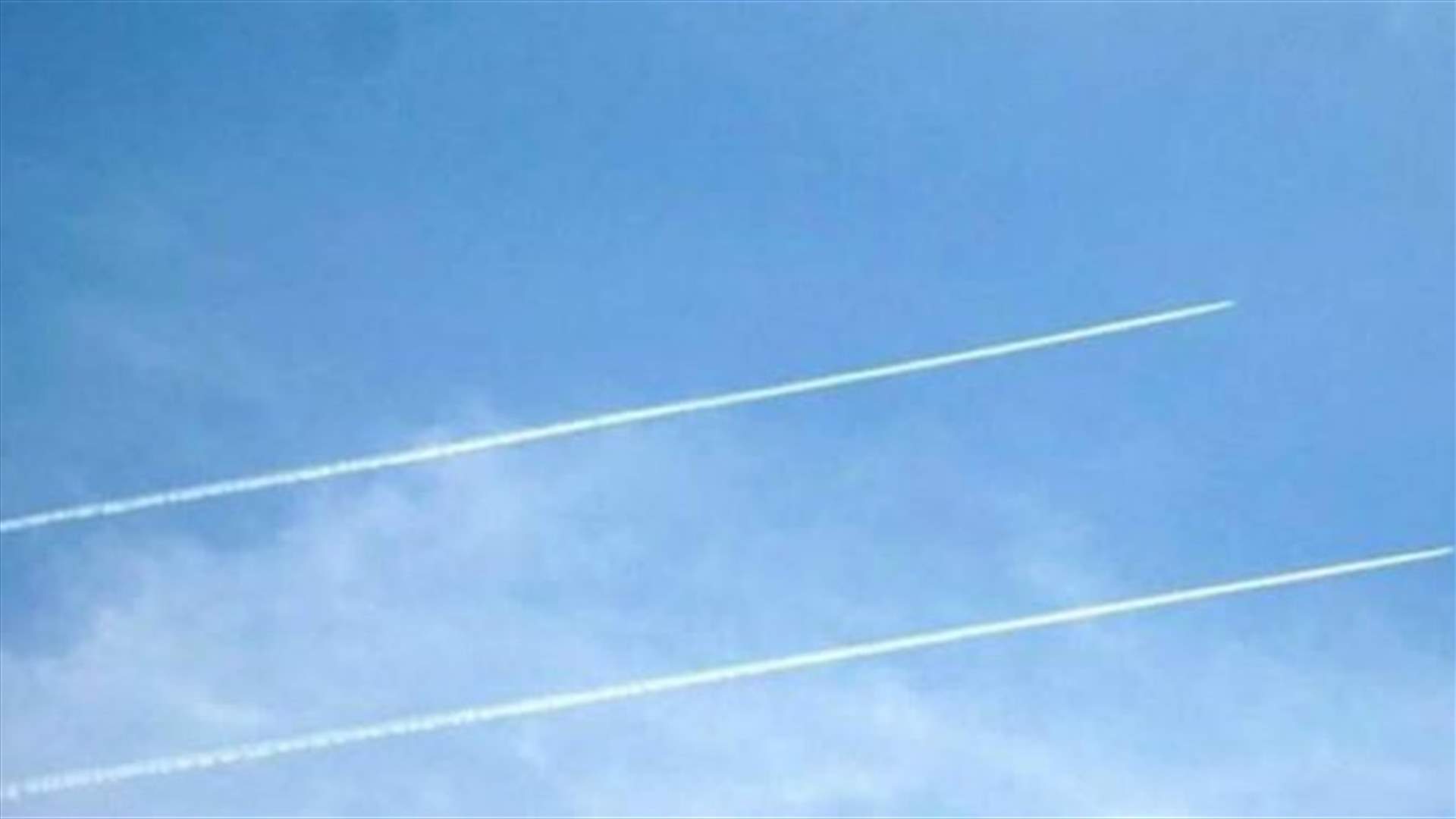 الطيران الحربي الاسرائيلي يحلّق فوق مرجعيون