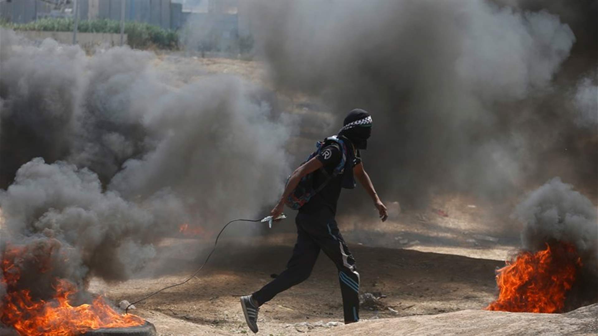 مواجهات على حدود قطاع غزة واسرائيل قبيل تدشين السفارة الاميركية في القدس