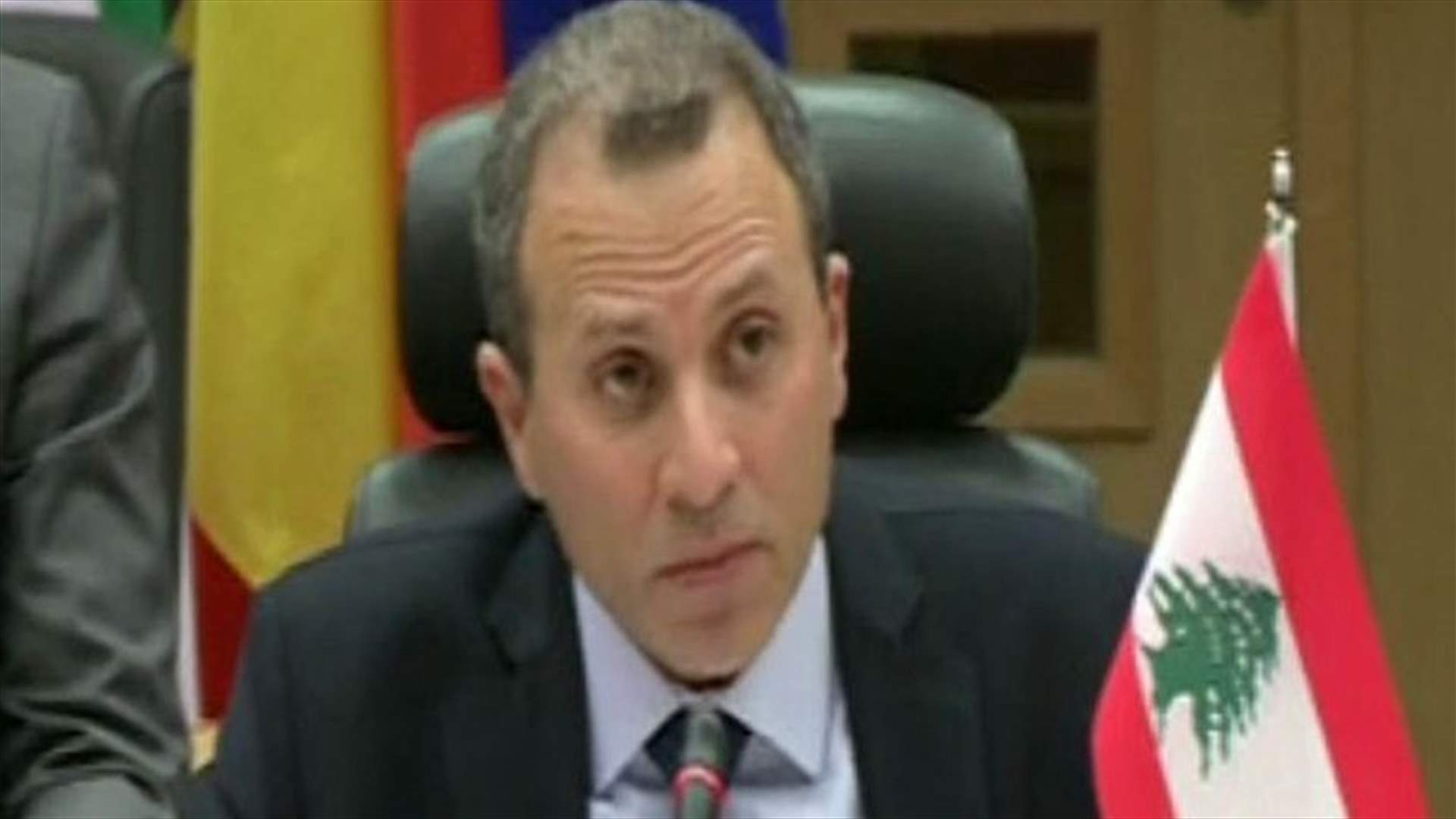 Bassil from Brussels: Lebanon remains a model for tomorrow's peace