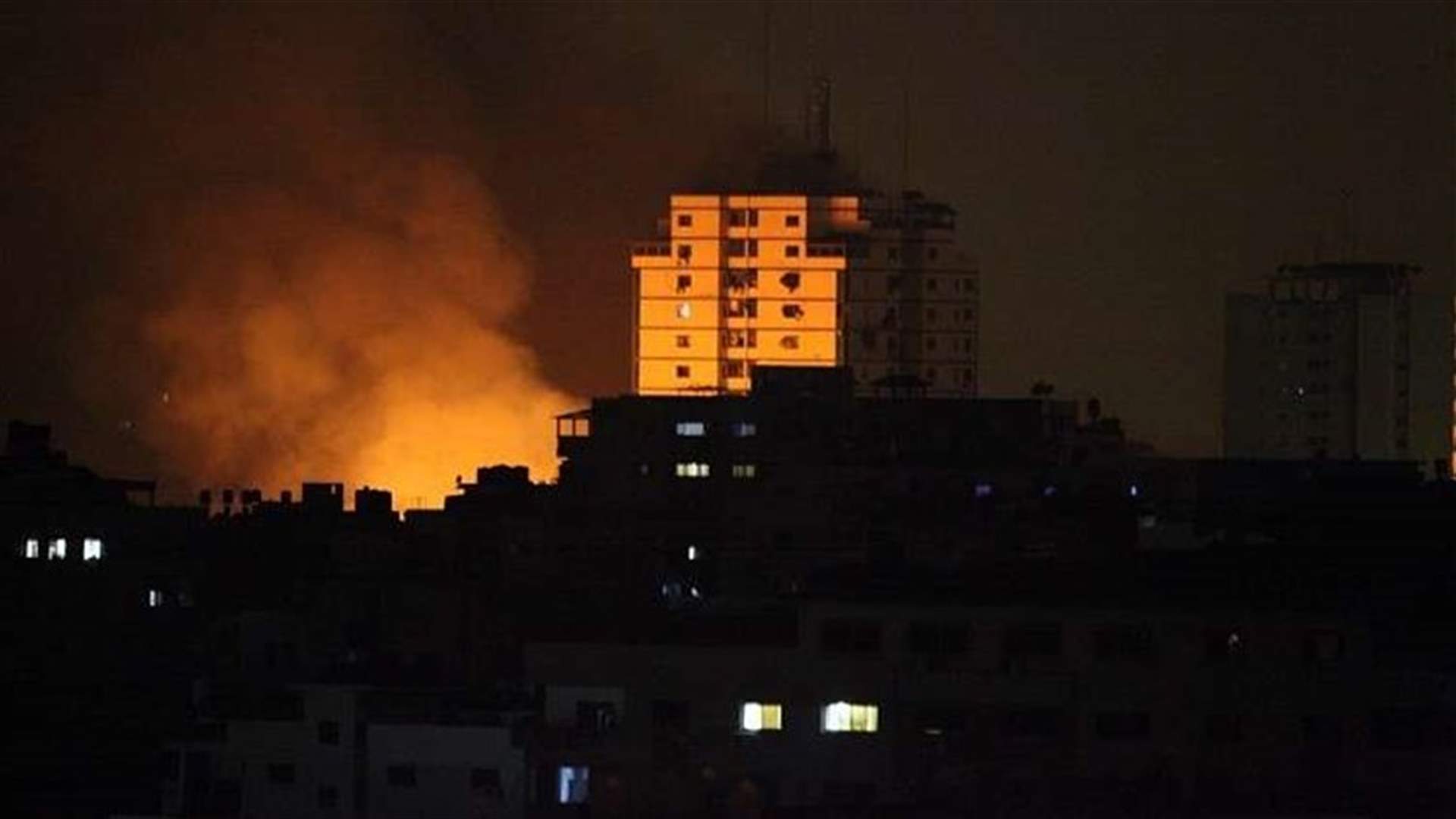 غارة اسرائيلية على مواقع لحركة حماس في قطاع غزة