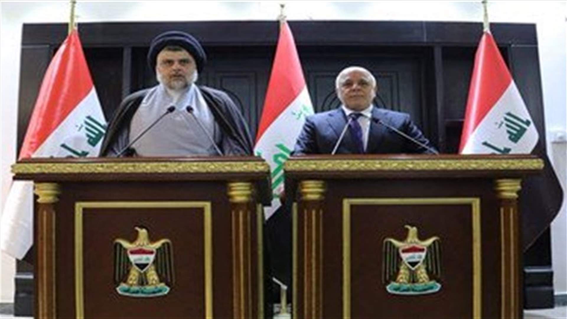 Cleric Sadr meets Iraq PM Abadi, hinting at coalition