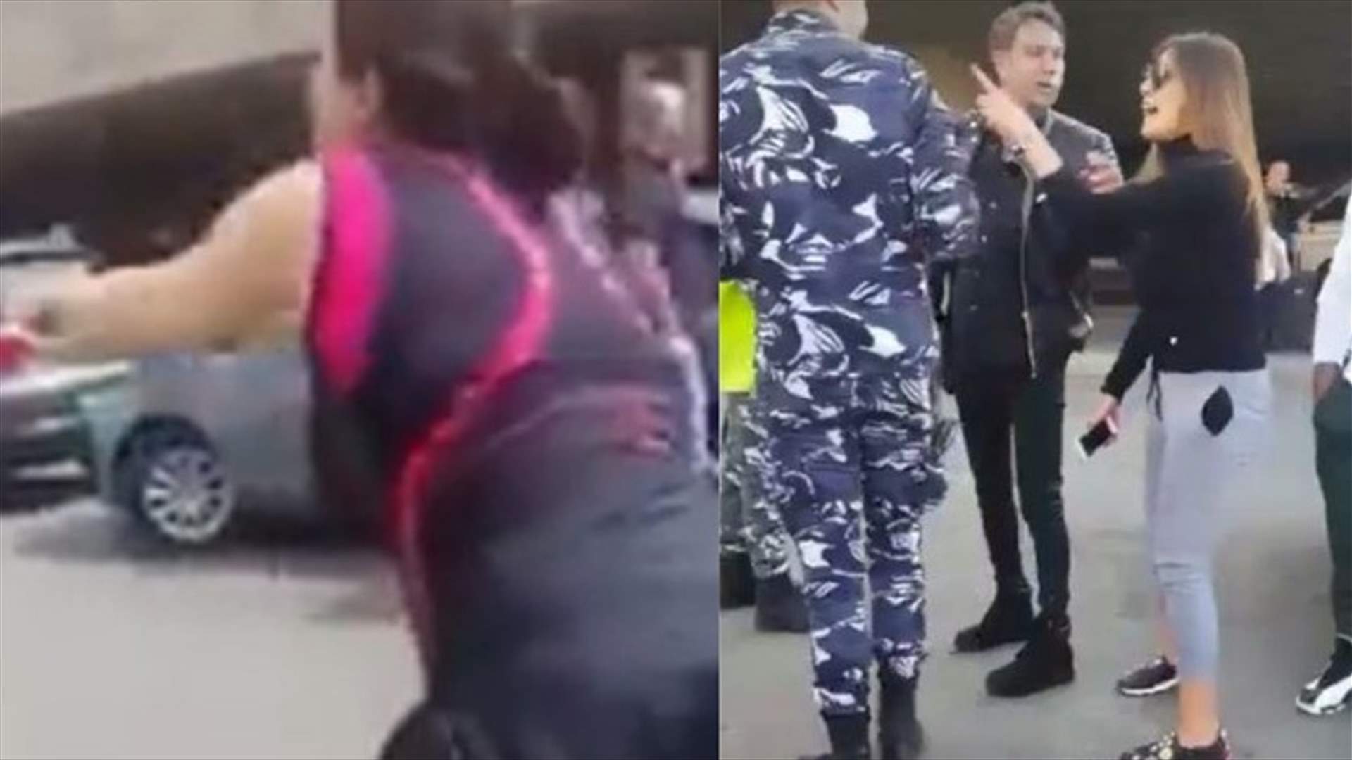 توضيح لأمن المطار حول شريطي فيديو عن سيدتين تشتمان عناصر أمنية...