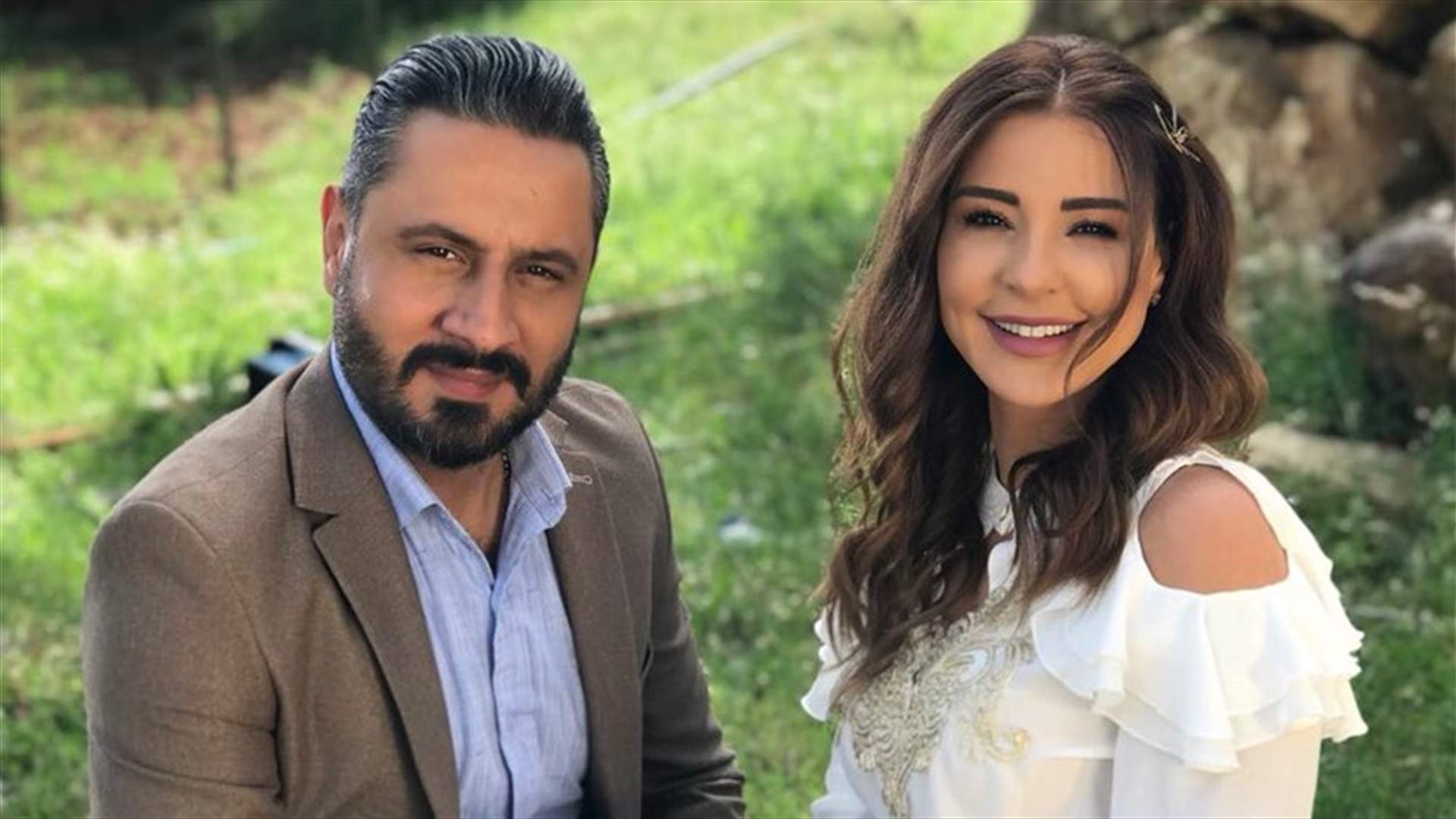بالفيديو- ماغي بو غصن وقيس الشيخ نجيب يستعدان للسفر... "ما بقى ينفع العلاج هون"