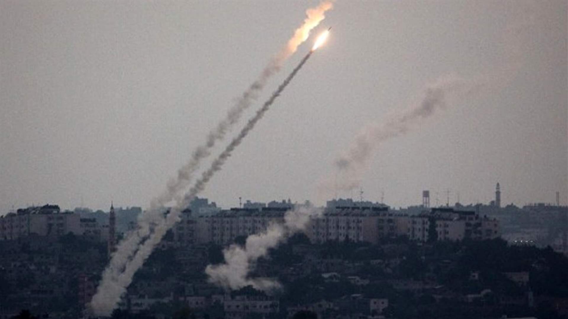 دفعة جديدة من الصواريخ تطلق من غزة باتجاه إسرائيل