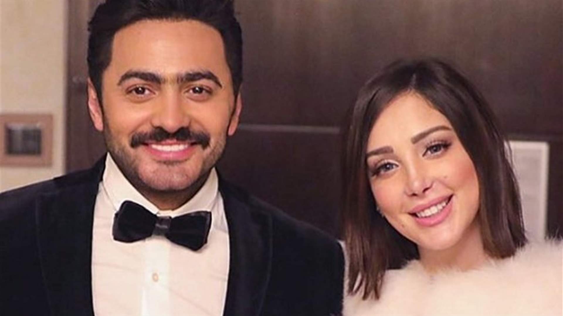 بالصورة - بسمة بوسيل كما لم تروها من قبل... بالحجاب مع تامر حسني